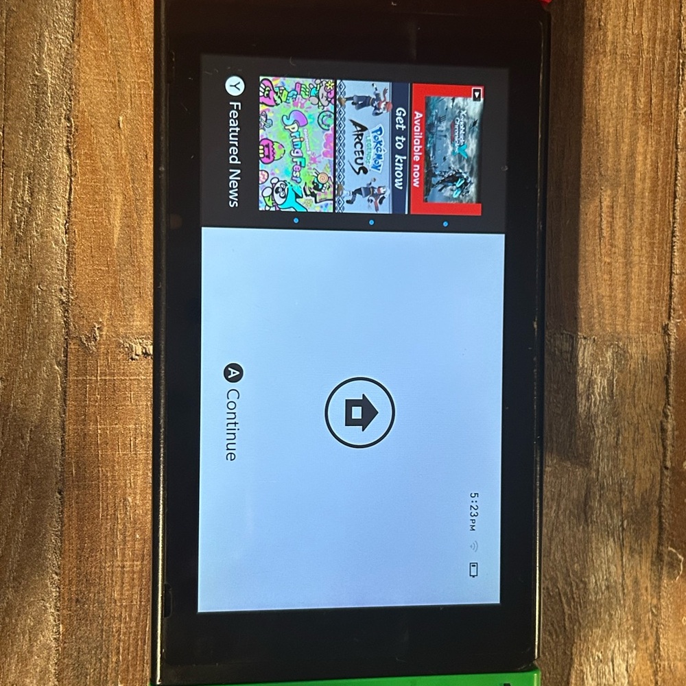 Nintendo Switch Console - Black with Red and Green Joy-Con